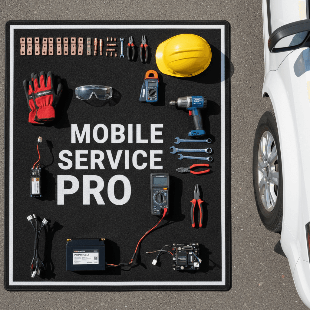 Selection of car golf cart inverter and semi-truck batteries