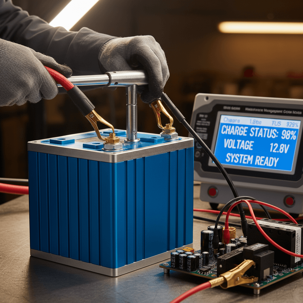 AGM sealed semi-truck battery