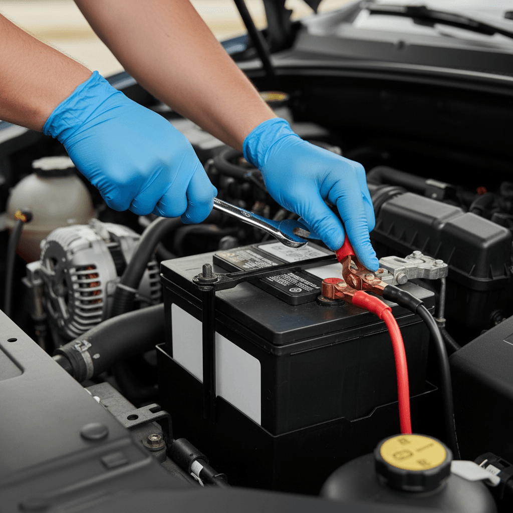 Professional battery installation service